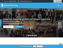 Tablet Screenshot of medicaldoorway.com